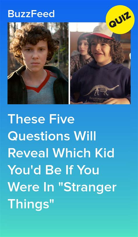 Make quizzes, send them viral. . Buzzfeed stranger things quizzes